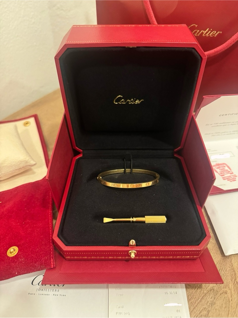 Cartier Small Love Bracelet - Yellow Gold